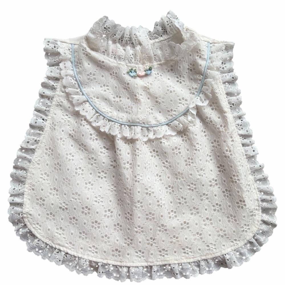 Vintage sears cottagecore doily apron